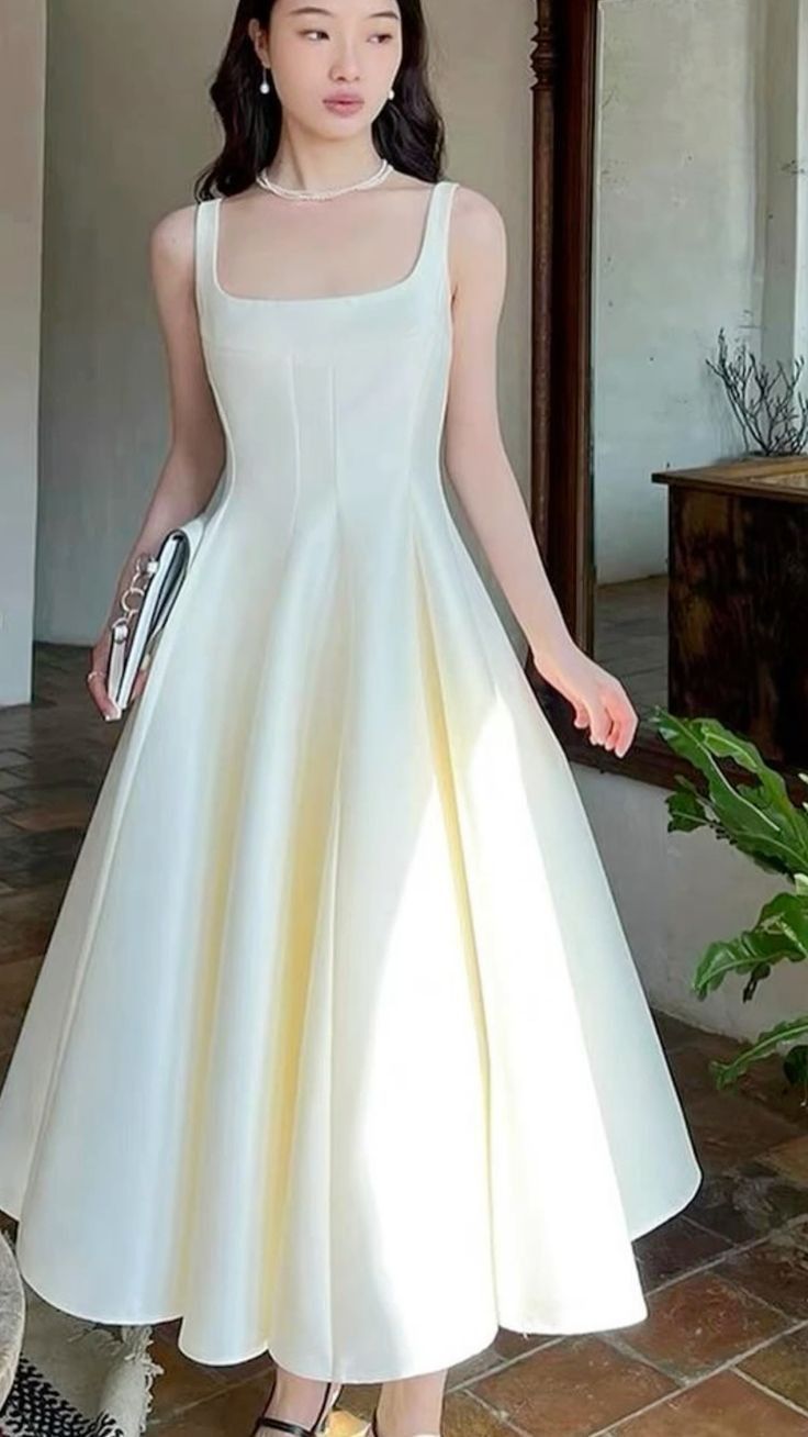 white dress outfit elegant